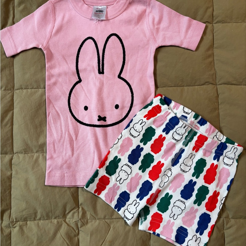 Hanna Andersson Miffy Bunny Pajama Set NWOT